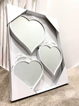 Set of 3 Heart Mirrors