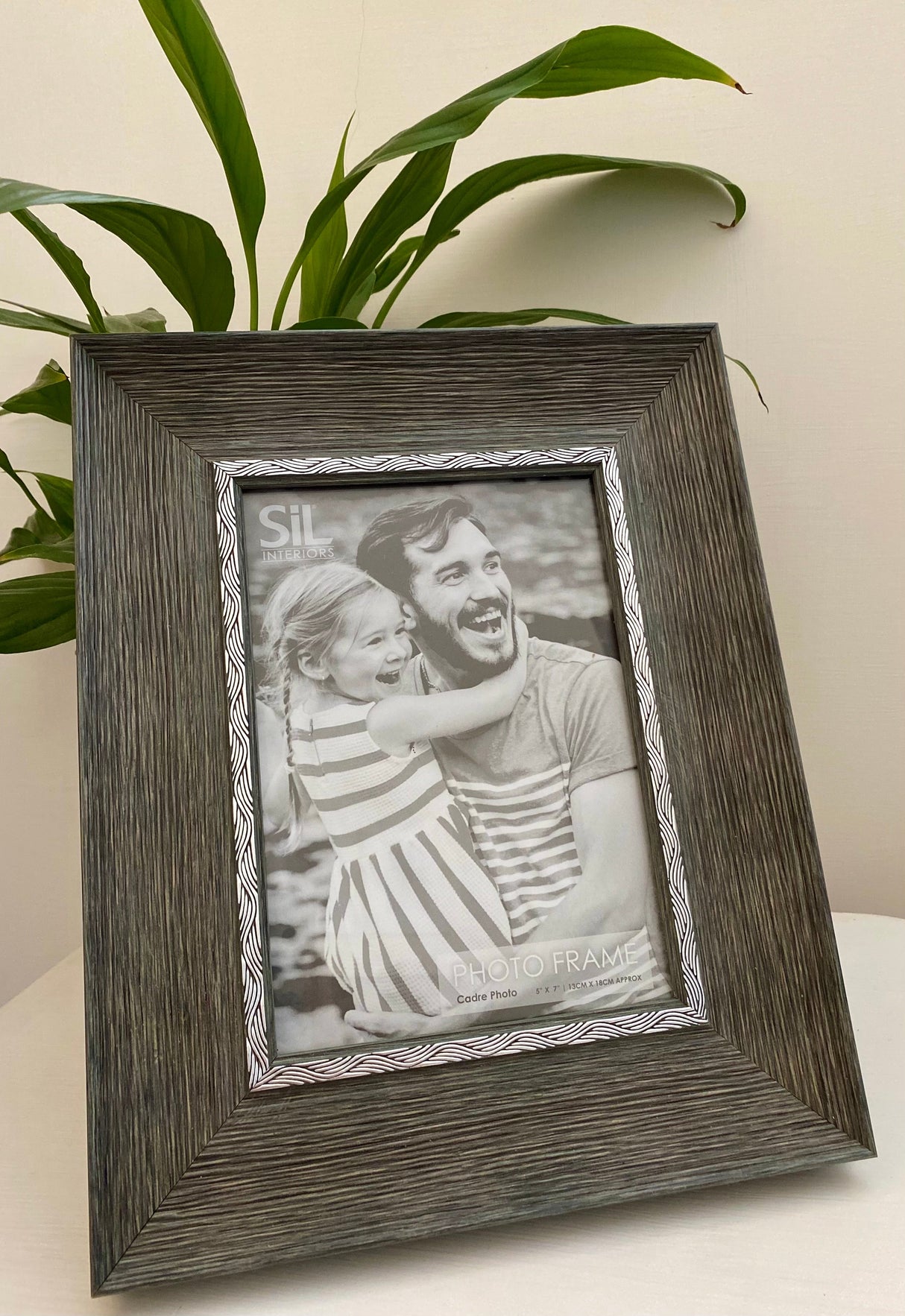 Grey Grain Photo Frame