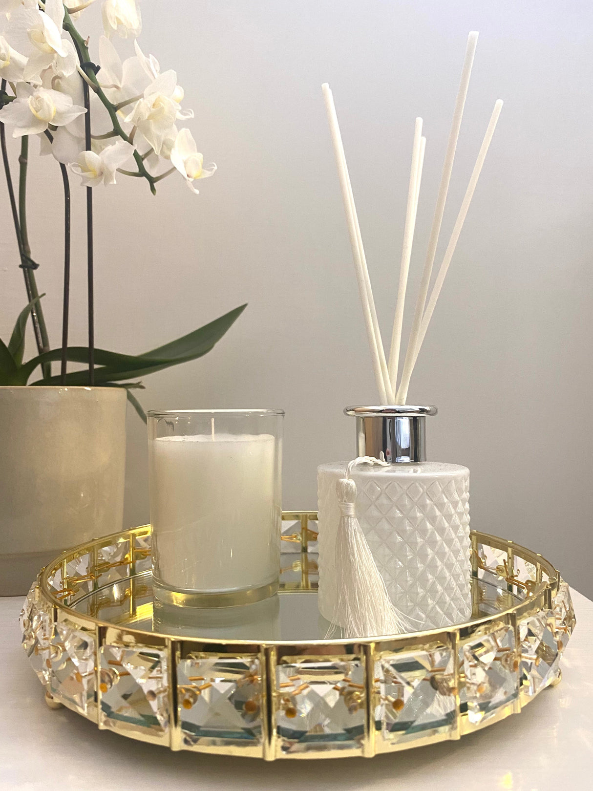 Gold Mirrored Tray